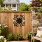 Set of 2 20"L Traditional Clematis Pattern Iron Scroll Outdoor Wall Decor
